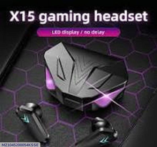 Black Wireless Earbuds With Long_Lasting Battery   Model _ 15 -1 PC
