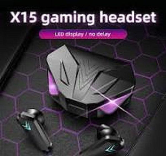 Black Wireless Earbuds With Long_Lasting Battery   Model _ 15 -1 PC